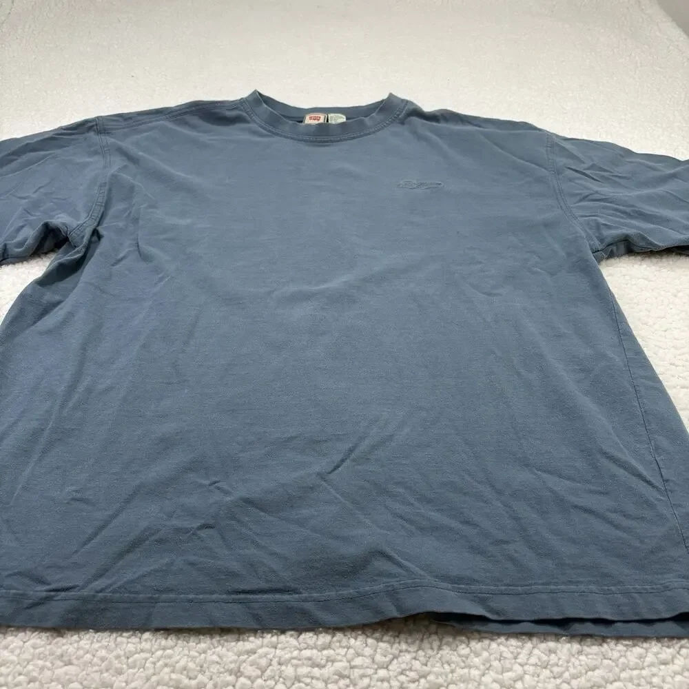 Vtg Levi Strauss Authentic Jeanswear Heavyweight T-Shirt XXL 90s Embroidered Y2k